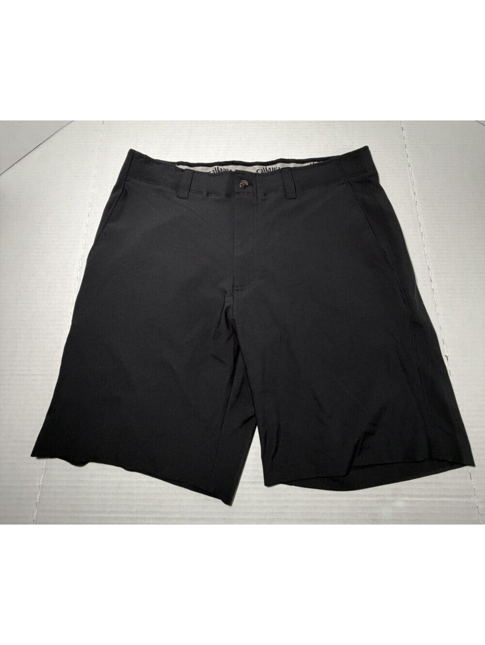 CALLAWAY STRETCH ACTIVE WAISTBAND SHORT OPTI DRY CAVIAR - Black SZ 34